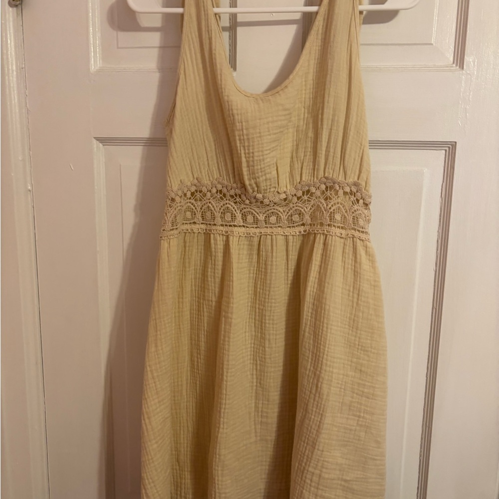 Elegant Cream Sleeveless Dress SHEIN “Frenchy”